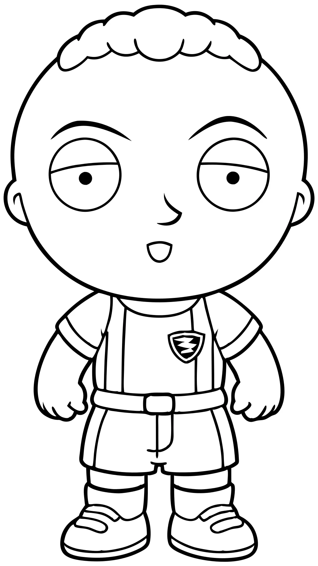 coloriages de gars de la famille Stewie